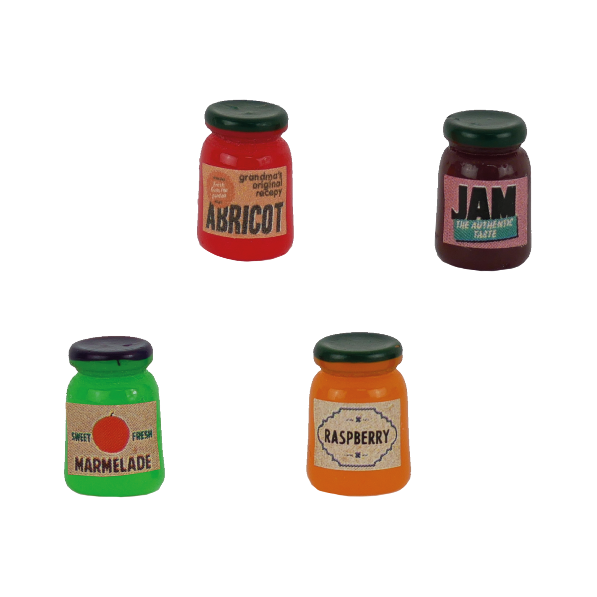 Kids DIY Dollhouse Miniatures - Jam Jars (Scale 1:12)