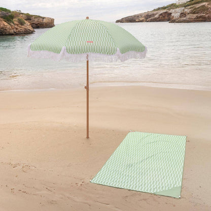 Green-striped umbrella