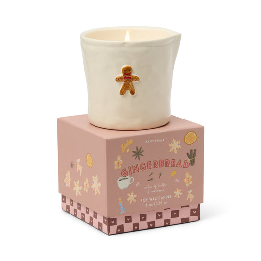 Paddywax Bistro Gingerbread Ceramic Candle