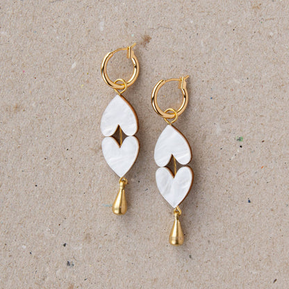 Queen of Hearts Drop Earrings