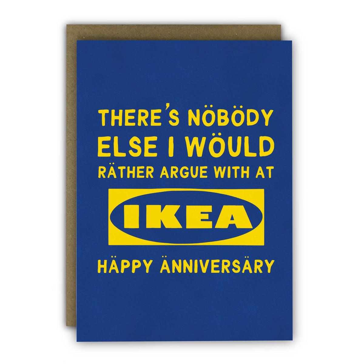 Funny Anniversary Card - Ikea Arguments