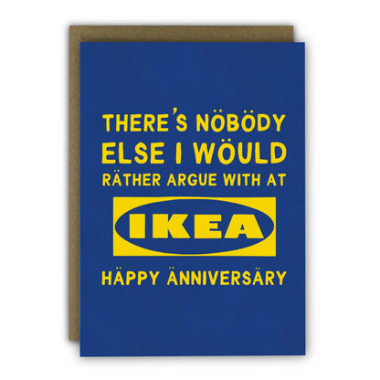 Funny Anniversary Card - Ikea Arguments