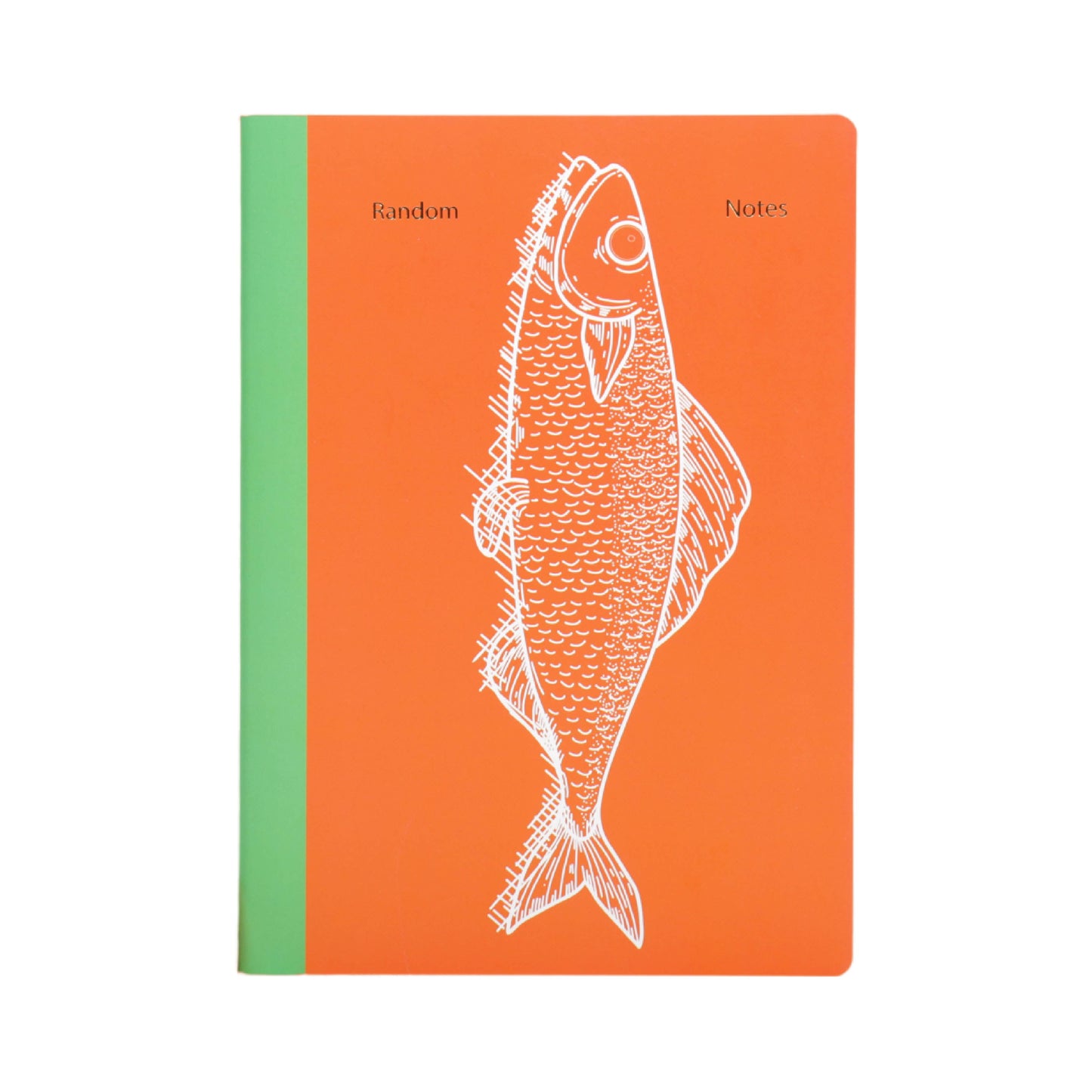 Helio Ferretti A5 Orange Pisces Random Notes Lined Notebook