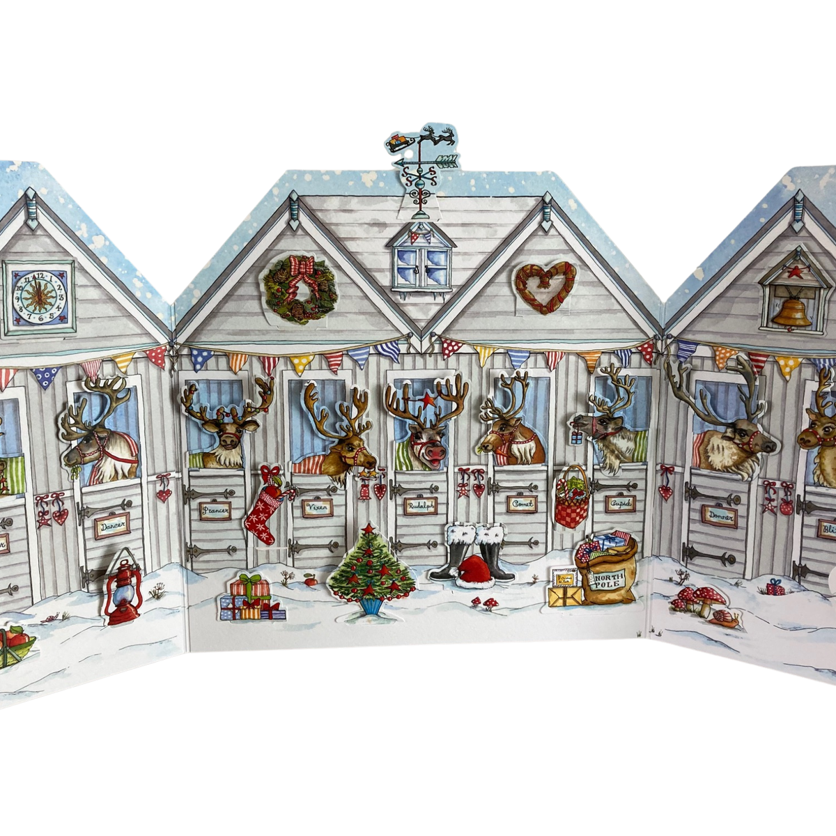 Reindeer Stables Advent Calendar