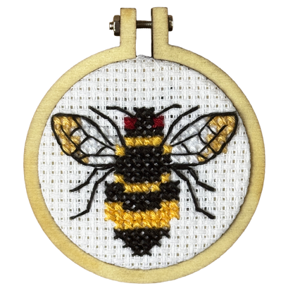 Love the Earth Love the Bees! Mini Matchbox Cross Stitch Kit