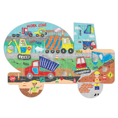 Construction 120pc Shaped Puzzle