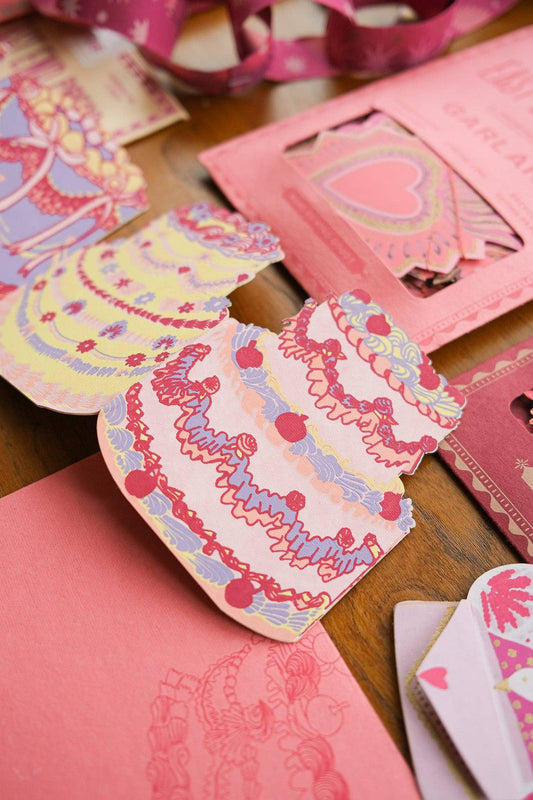 Birthday Cake Concertina Greeting Card