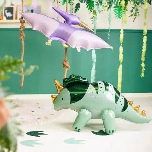 Partydeco Triceratops Dinosaur Foil Balloon