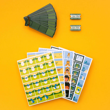 Dynamic Dinosaurs Flip Book Animation Kit