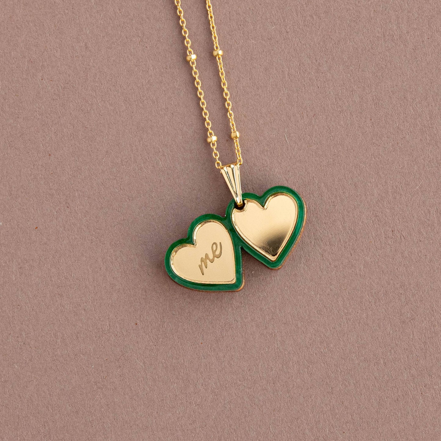 I Heart Me Open Locket Necklace
