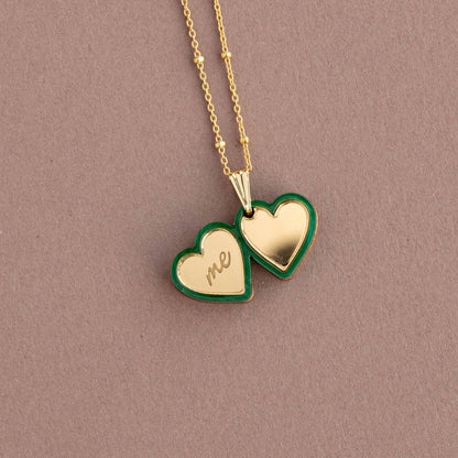 I Heart Me Open Locket Necklace
