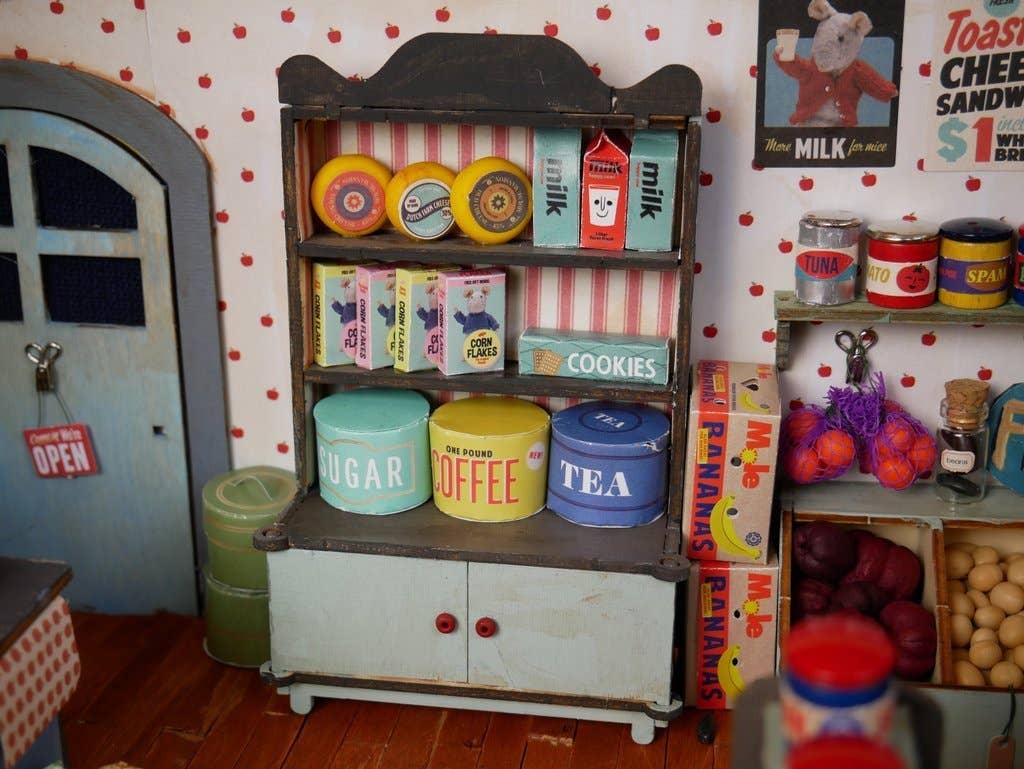 Kids DIY Dollhouse Furniture Kit - Shop (Scale 1:12)