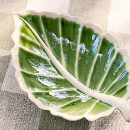 Leaf Stoneware Serving Dish
