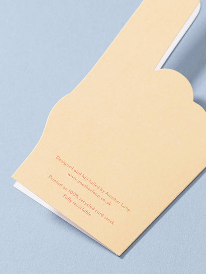 No.1 Favourite Foam Finger Card for Valentine's | Friendship