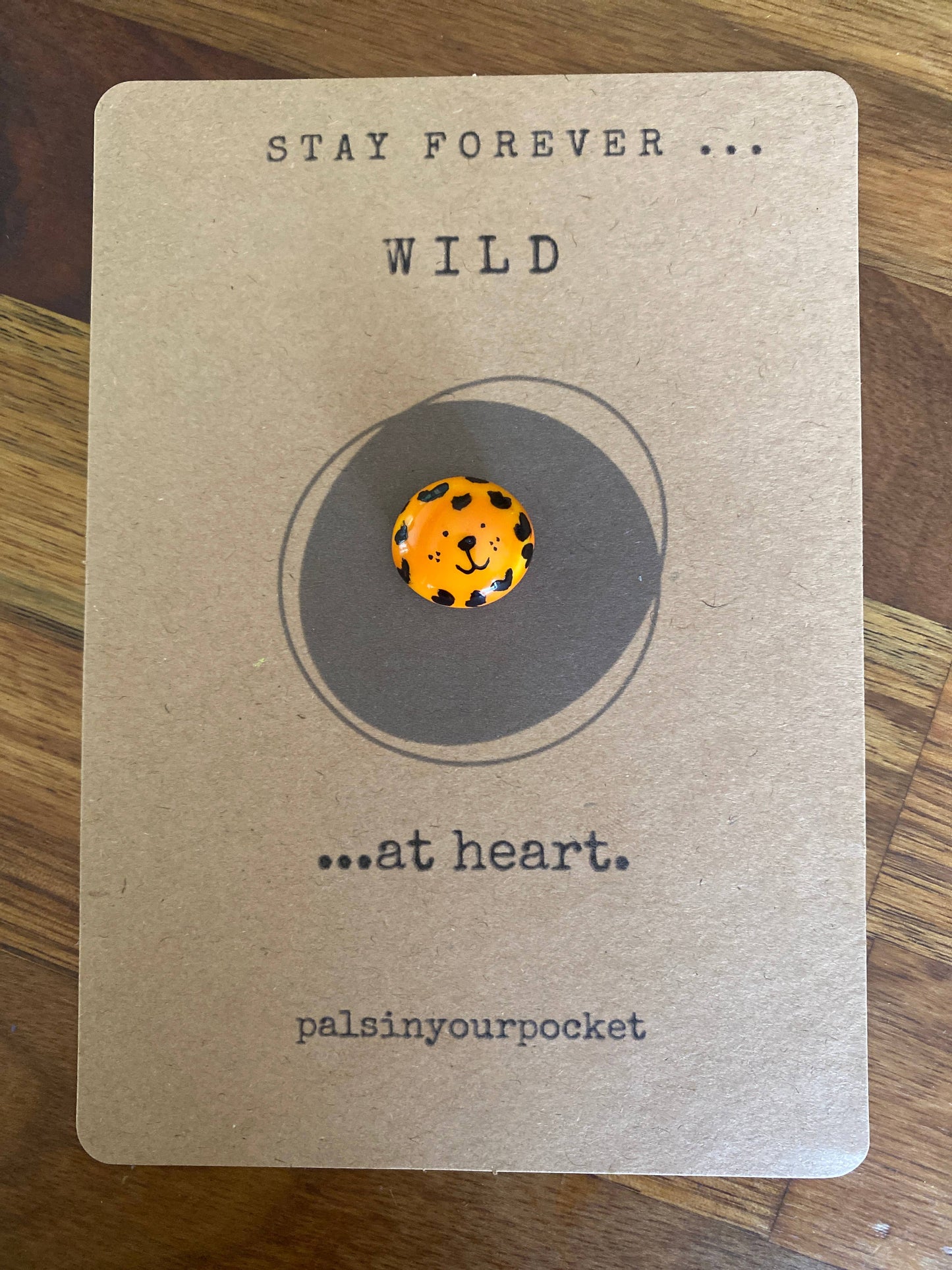 Wild at heart - tiger charm. Small gifting. Keepsake 