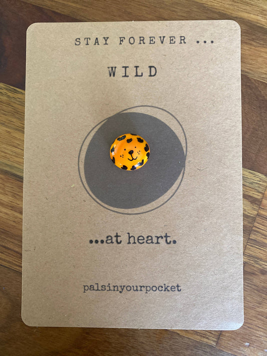 Wild at heart - tiger charm. Small gifting. Keepsake 