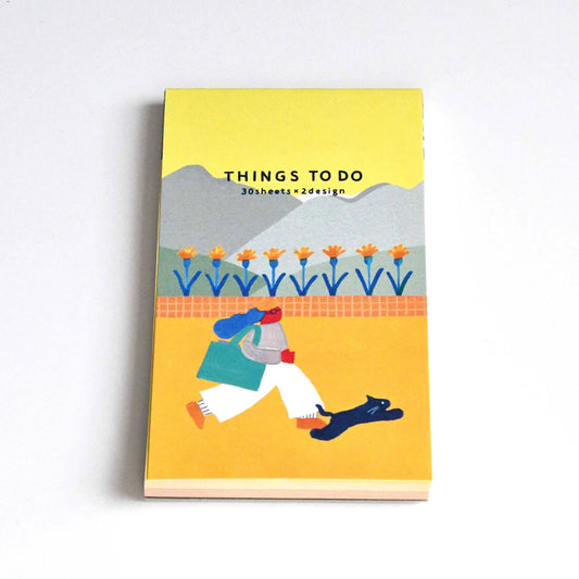 [Iroha publication] PALETTE Series THINGS TO DO Memo Notebook - Creative yellow