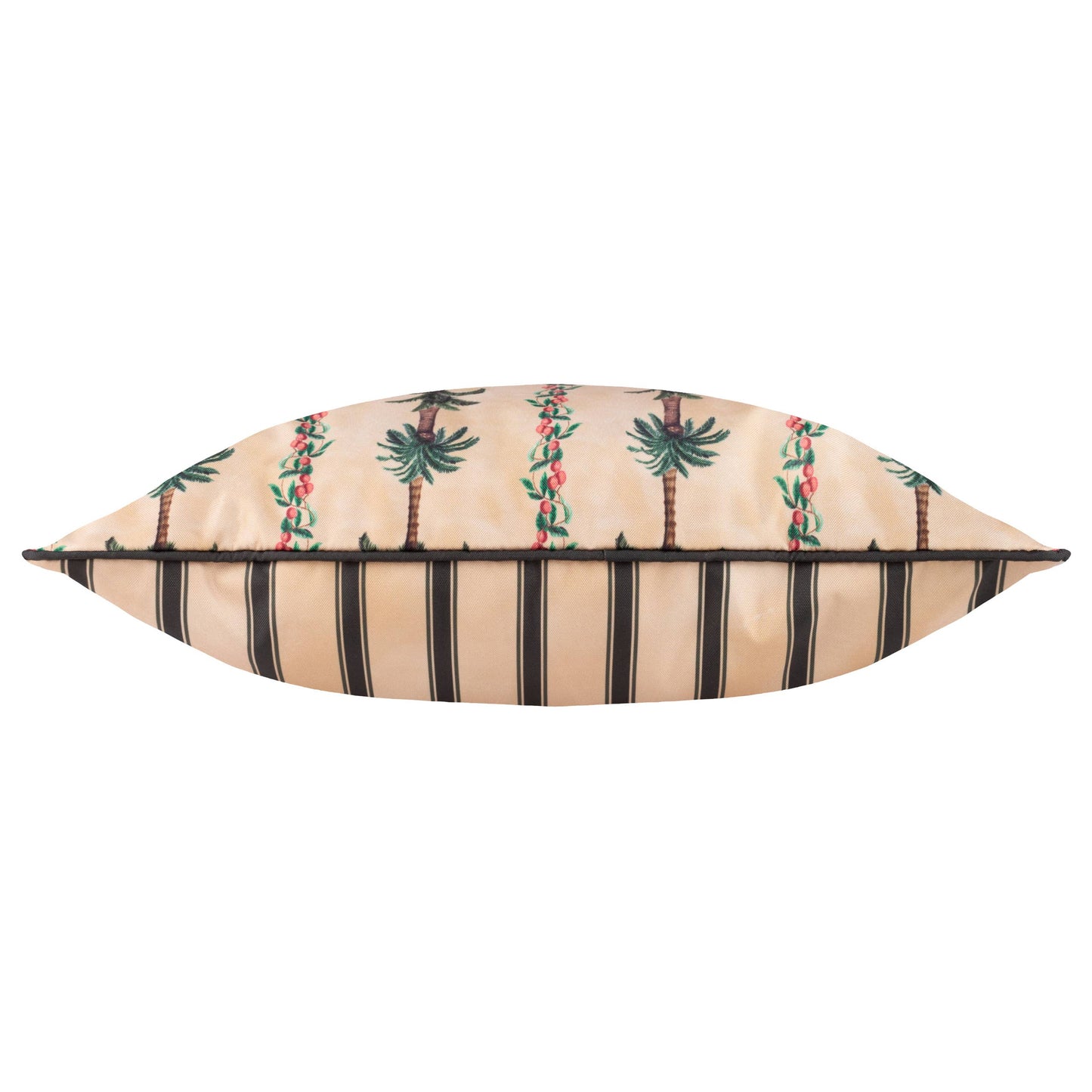 Monkey Palm Stripe Outdoor Cushion Papyrus