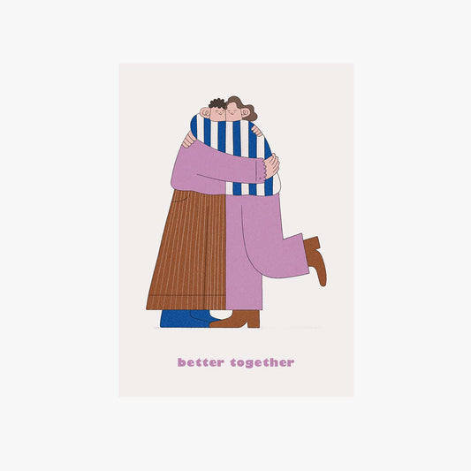 Better Together Greetings Card