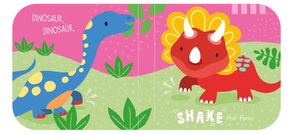 Sensory Snuggables Dinosaur Puppet Soft Book