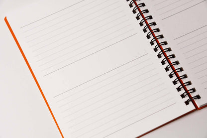 [LIFE] A5 Free Diary Lined Notebook - Orange