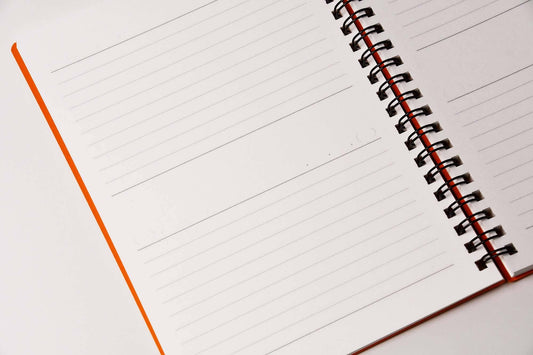 [LIFE] A5 Free Diary Lined Notebook - Orange