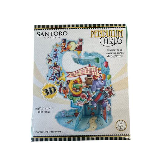 Animal marching band pendulum card