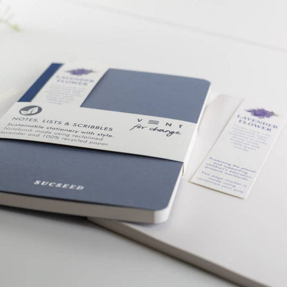 Notebook A5 Recycled - Made with Lavender - Sucseed