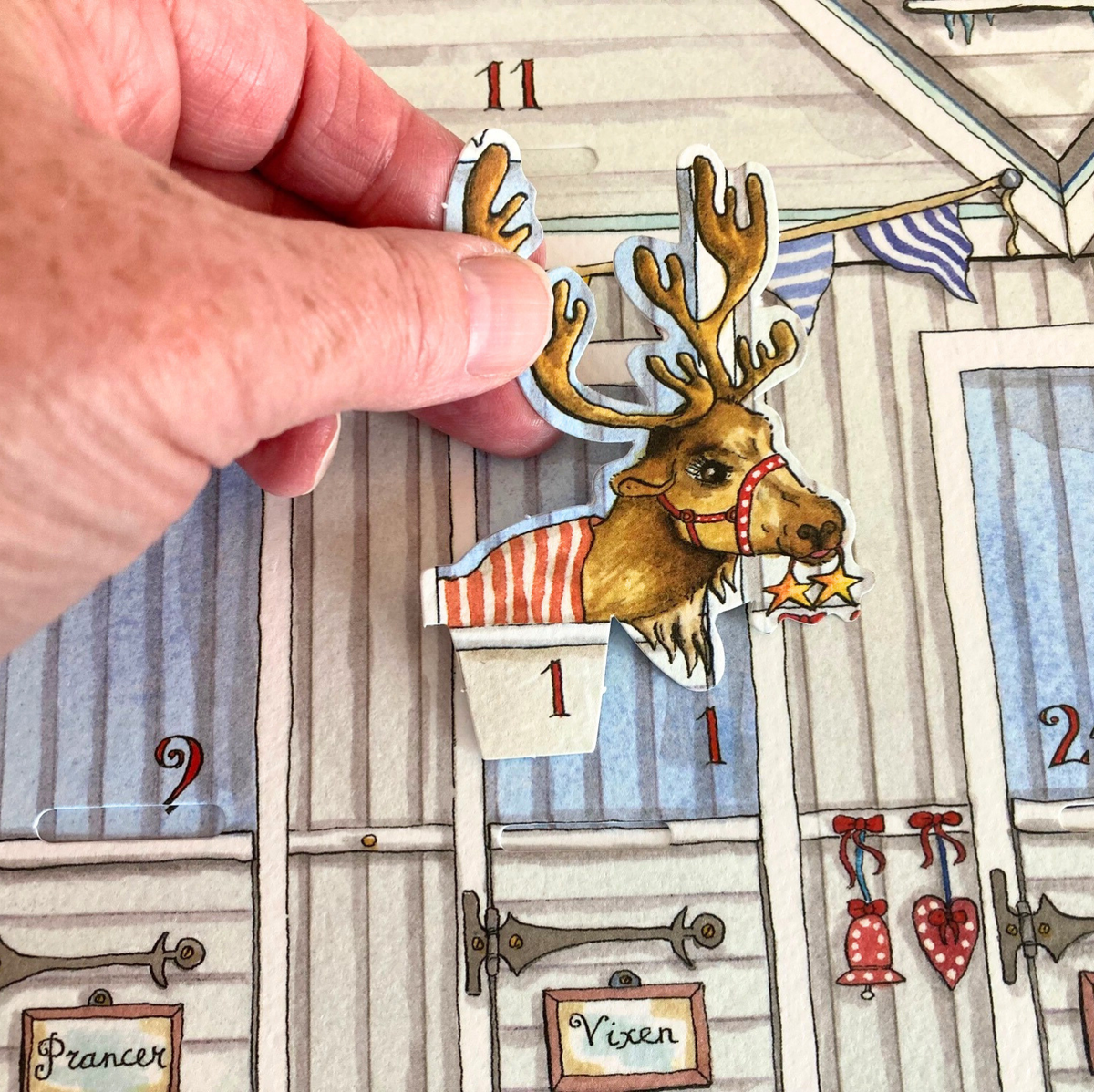 Reindeer Stables Advent Calendar