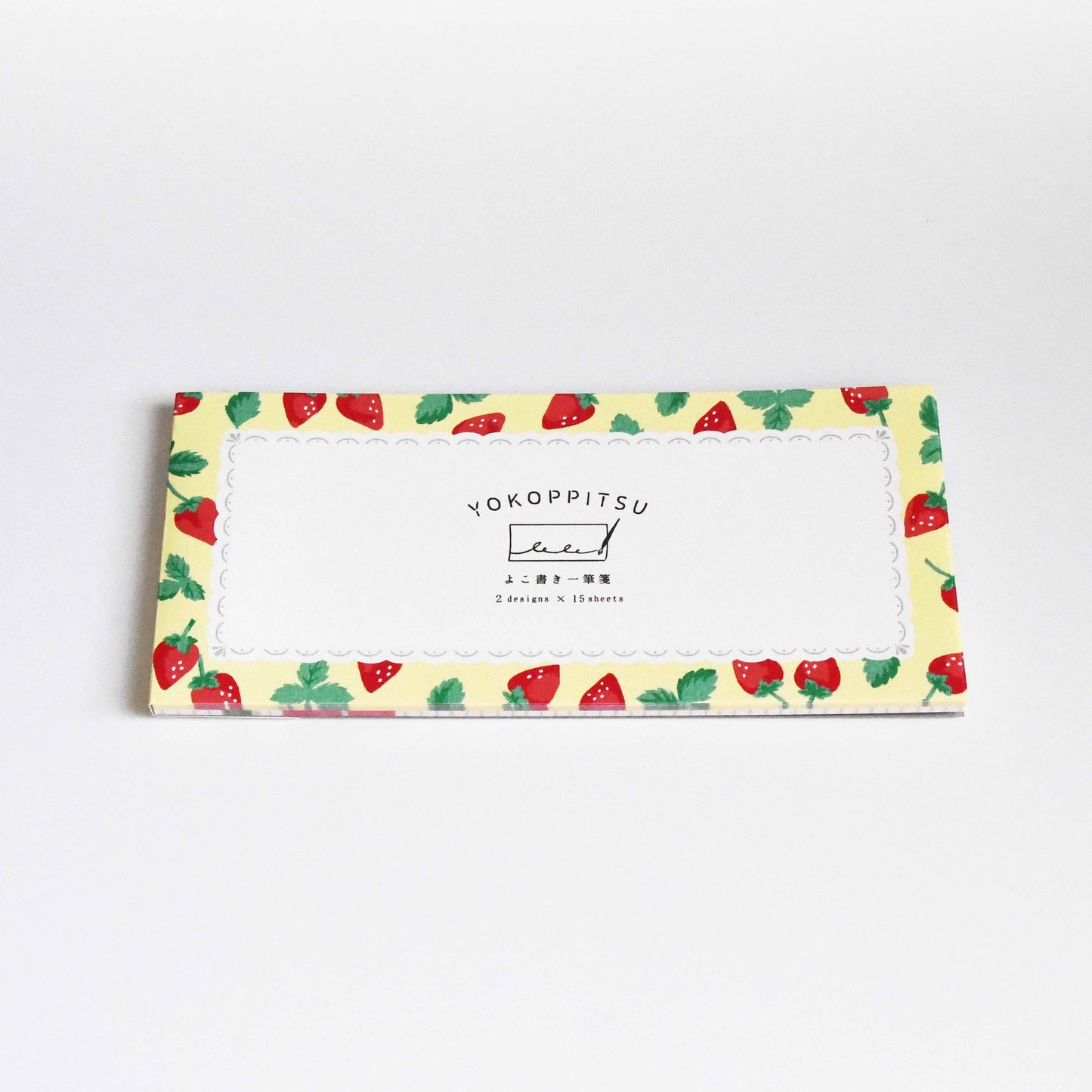 [Wa-life] YOKOPPITSU Japanese Paper Letter Book - Strawberry