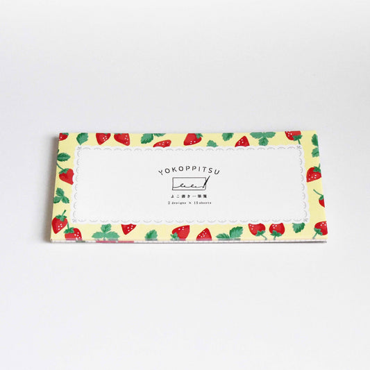 [Wa-life] YOKOPPITSU Japanese Paper Letter Book - Strawberry