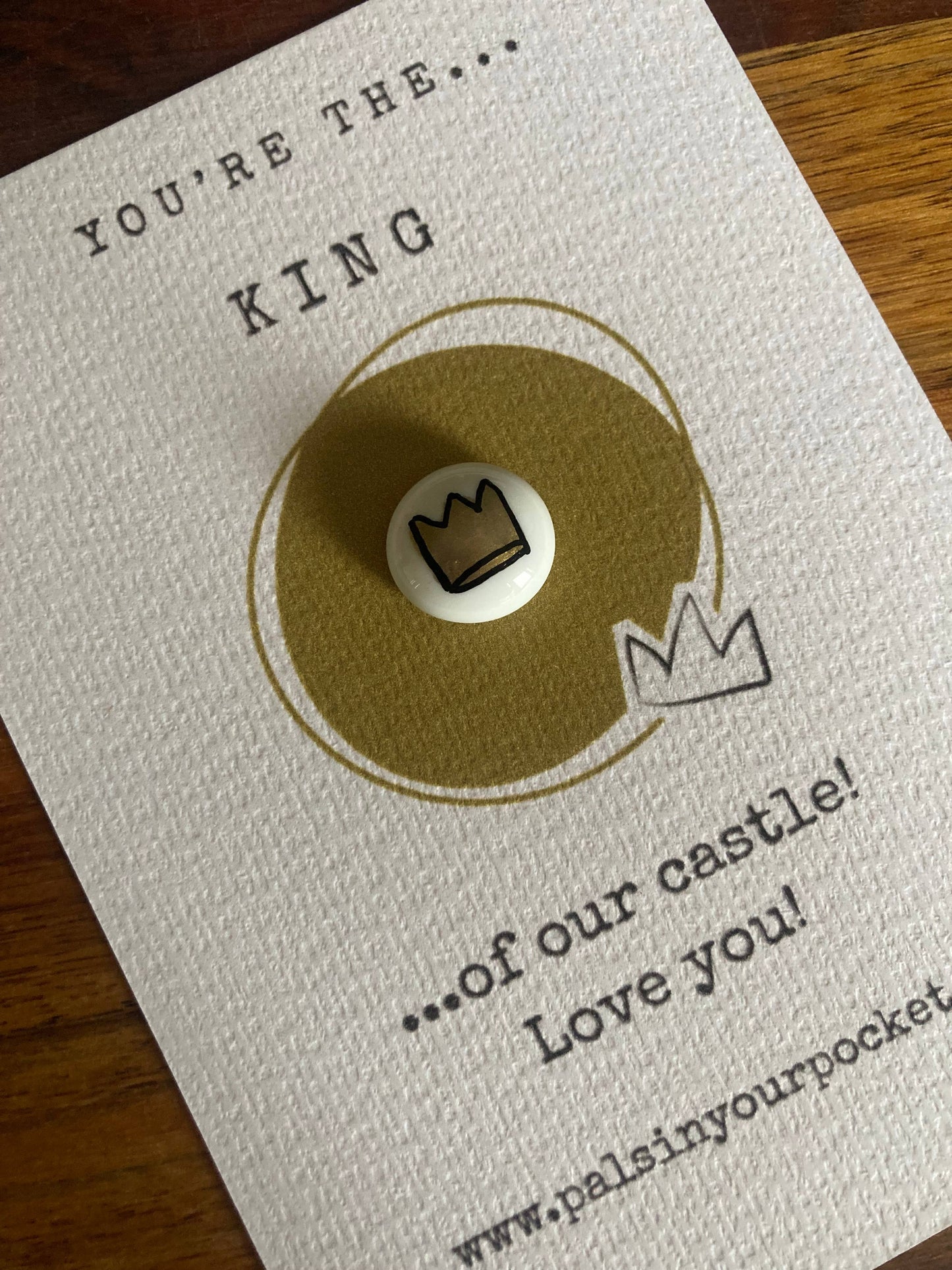 Dad’s pocket keepsake. Father’s Day gifting. His/ Him.