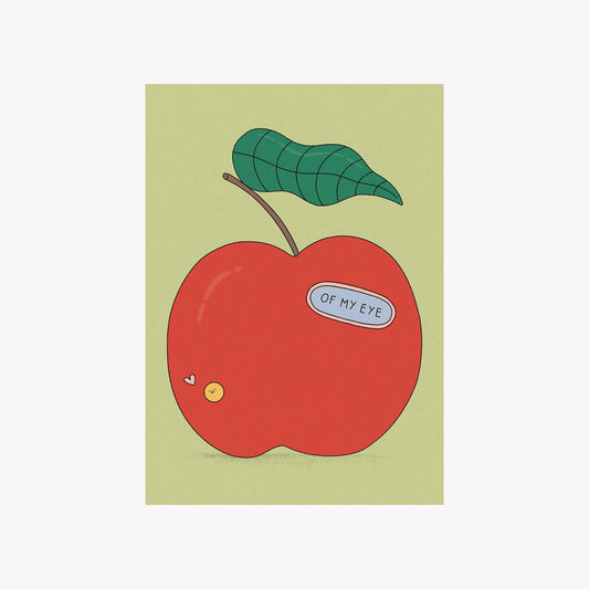 Apple of my Eye Greetings Card