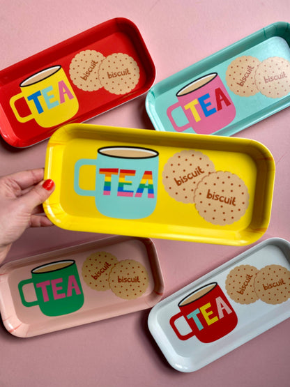 Tea and Biscuits Melamine Tray
