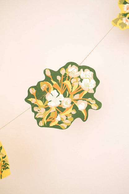 Spring Blooms Sewn Garland