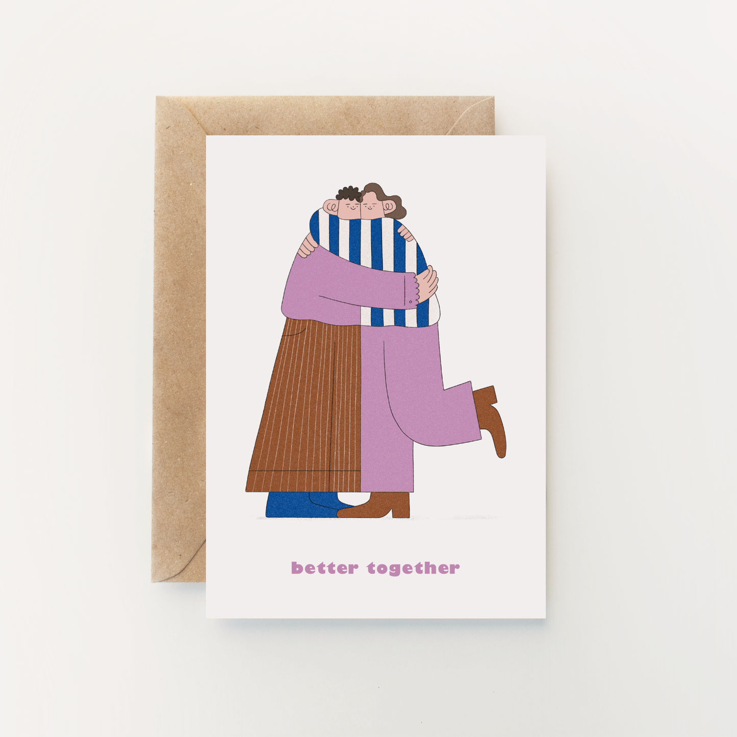 Better Together Greetings Card