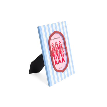 Helio Ferretti Menorca Photo Frame | Blue Striped Frame