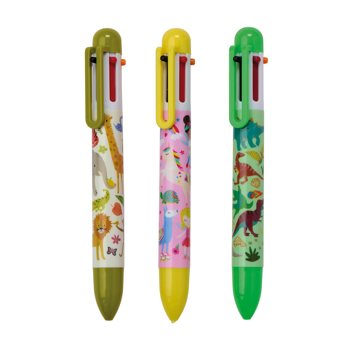 Jungle  6 Colour Click Pen