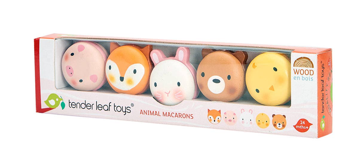 Wooden Pretend Play Tea Party Macarons