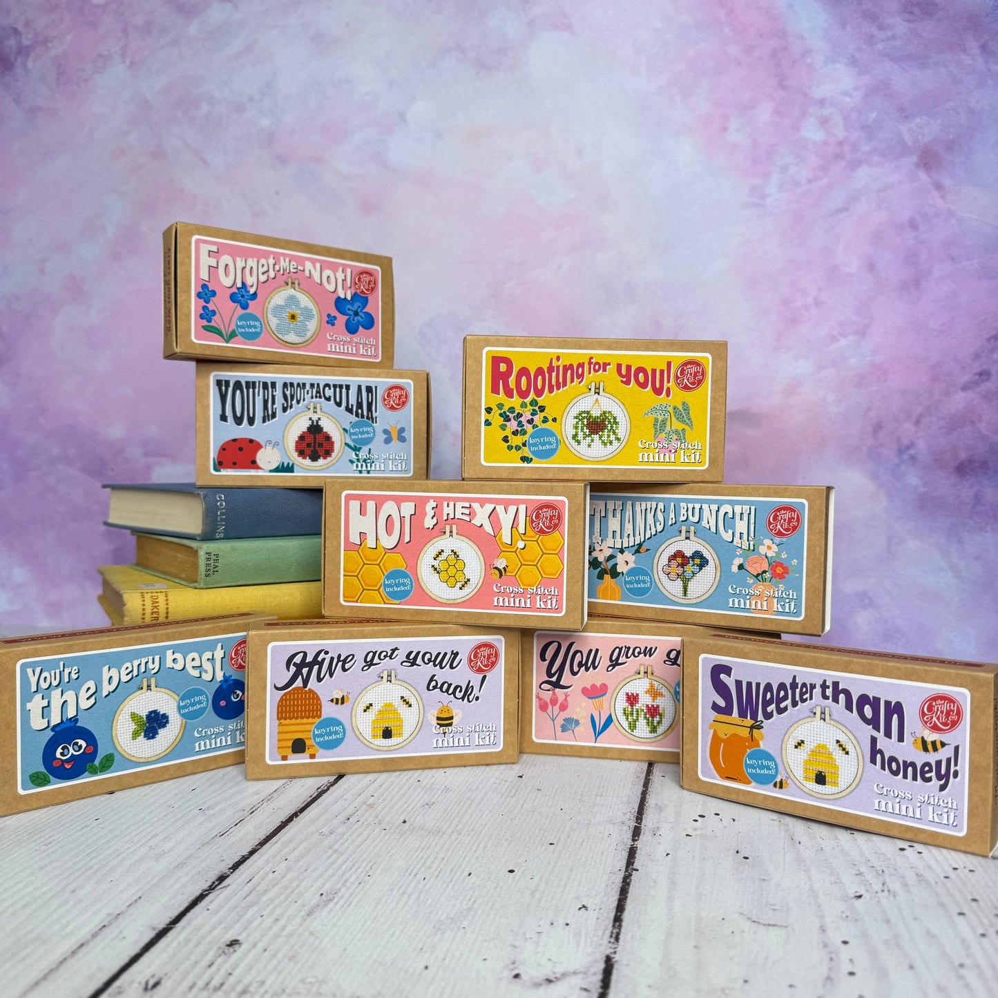 You Grow Girl! Mini Matchbox Cross Stitch Kit