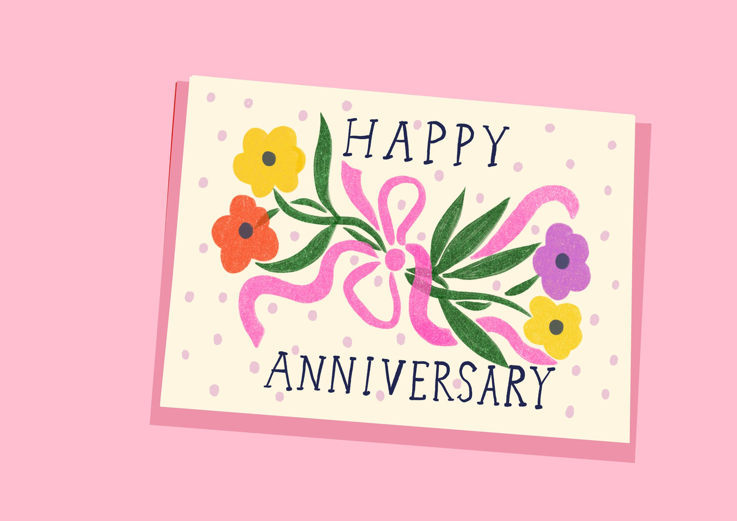 Anniversary Posy Greeting Card