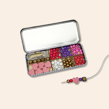 Love & Heart Bracelet Bead Kit