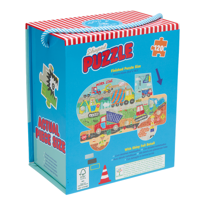 Construction 120pc Shaped Puzzle
