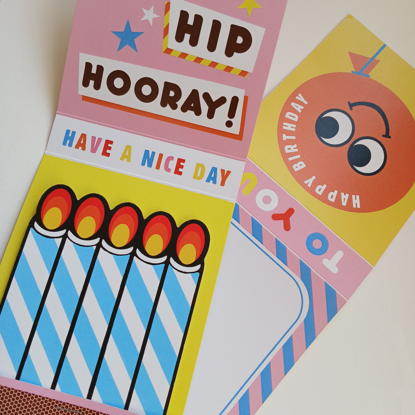 Giant Match book! Birthday cards