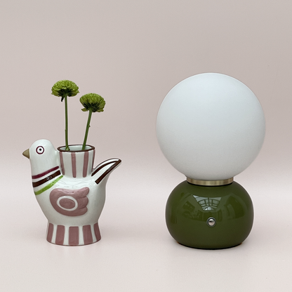 Bud vase bird L11 D6.5 H11.5 cm