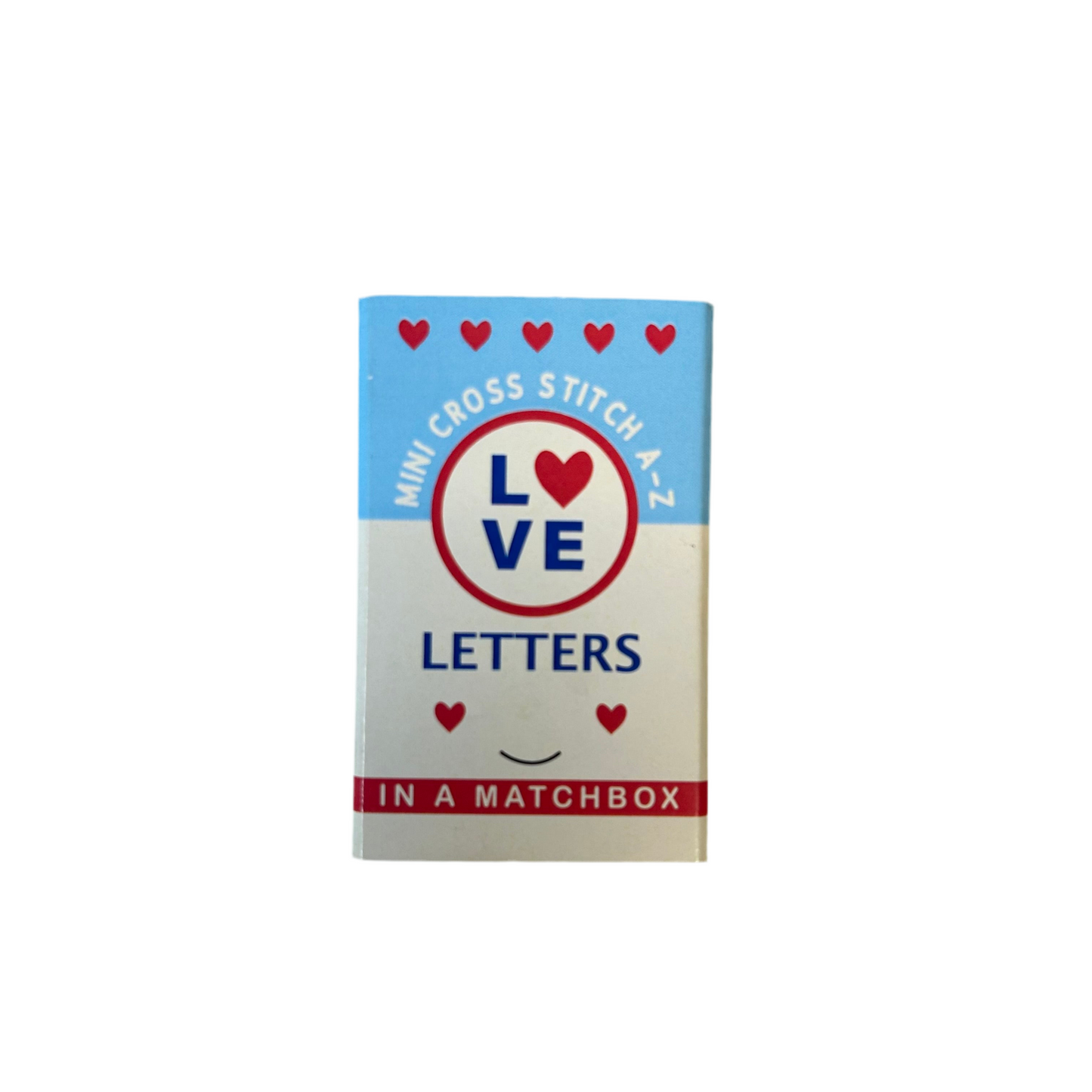 Love letters mini hoop cross stitch