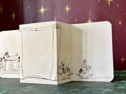 Hand-Illustrated Fold-Out Dollhouse Card – New Home Congratulations Greeting – UK Artist Design