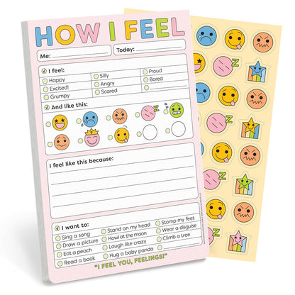 Knock Knock Kids How I Feel Playtime Pads (Notepad/Sticky Notes)
