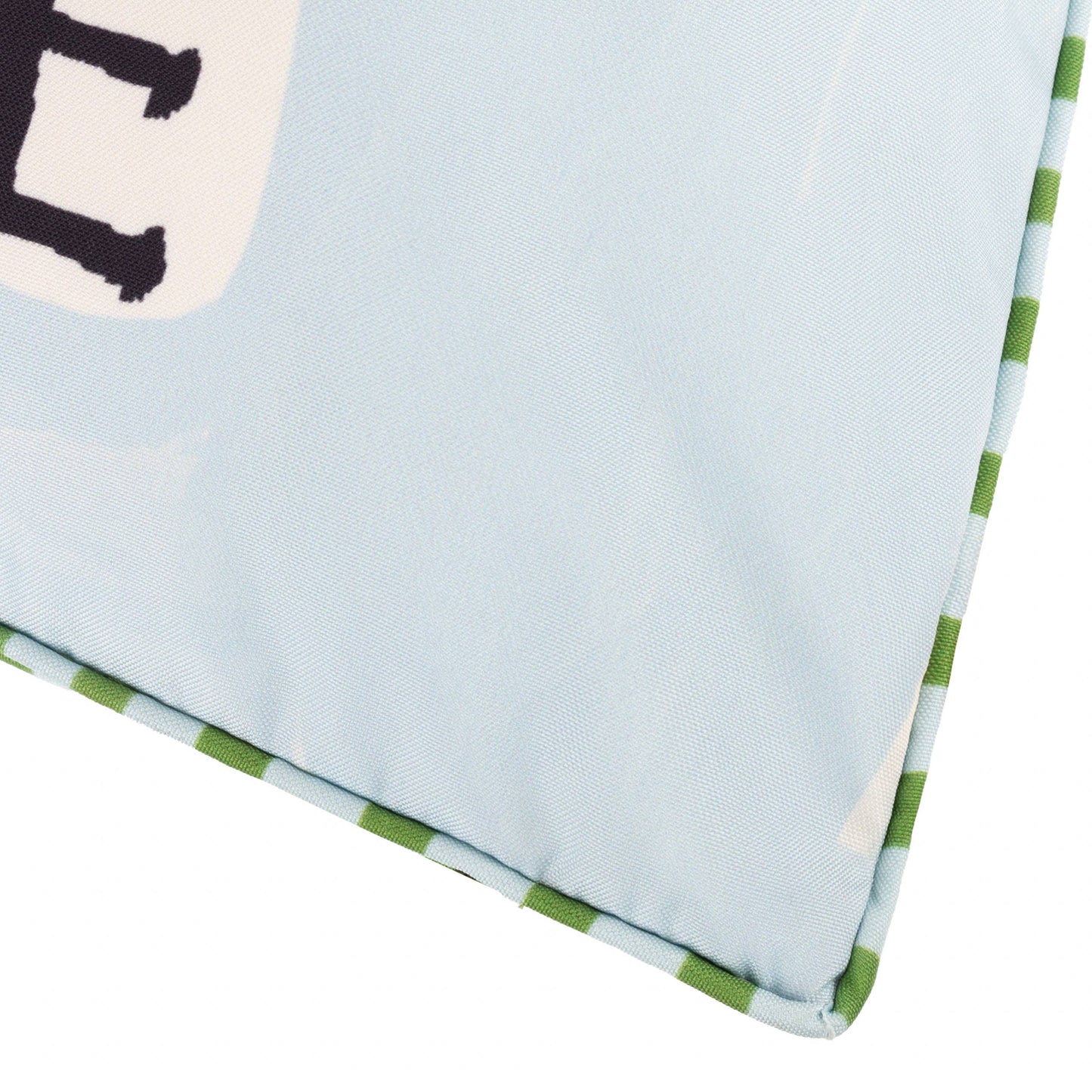 Mediterranean Olive Outdoor Cushion Olive/Blue