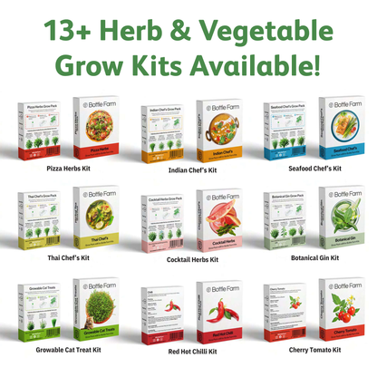 The Bottle Farm - Hydroponic Garden Grow Herbs & Vegetables